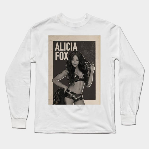 Alicia Fox Vintage Long Sleeve T-Shirt by nasib